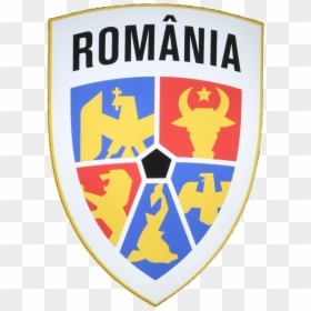 Romania Fotbal Logo, HD Png Download - shield .png