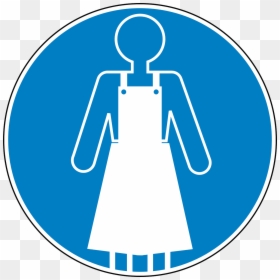 Apron Safety Symbol, HD Png Download - blue apron png