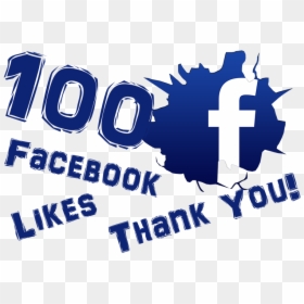 100 Facebook Likes Thank You, HD Png Download - likes png