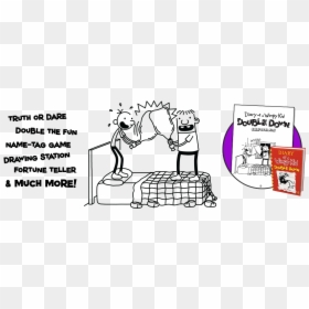 Diary Of A Wimpy Kid Double Down Rowley And Greg, HD Png Download - diary of a wimpy kid png