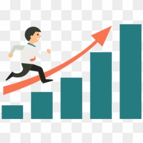 Business Growth Clipart, HD Png Download - growth arrow png