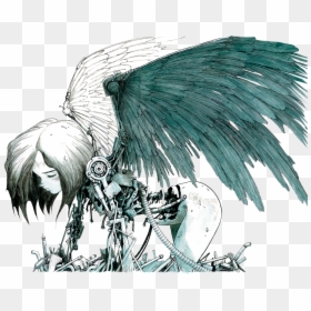 Battle Angel Alita Rusty Angel, HD Png Download - cyberpunk png