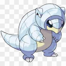 Pokemon Sandshrew Alola, HD Png Download - alolan ninetales png