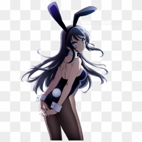 Mai Sakurajima Bunny Outfit, HD Png Download - senpai png