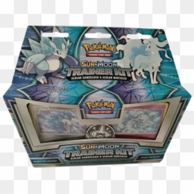 Sun And Moon Trainer Kit, HD Png Download - alolan ninetales png