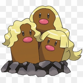 Alolan Dugtrio, HD Png Download - alolan ninetales png