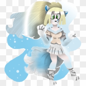 Lillie Alolan Ninetales Tf Comic, HD Png Download - alolan ninetales png