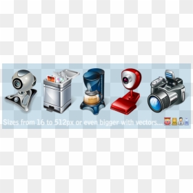 Icono 3d Para Windows 7, HD Png Download - movie camera icon png