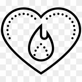 Health Icon Png, Transparent Png - black heart icon png