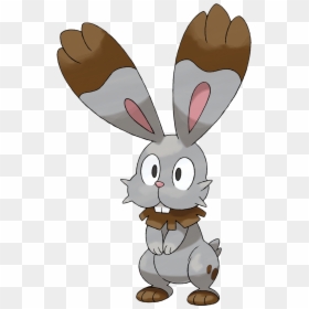 Pokemon Bunnelby, HD Png Download - bunny tail png