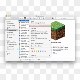 Mac Microsoft Office 2016 Folder, HD Png Download - minecraft apple png