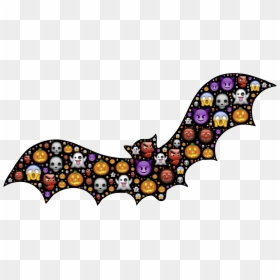 Halloween Transparent Bat, HD Png Download - halloween icons png