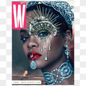 Rihanna W Magazine Cover, HD Png Download - rihanna png 2015