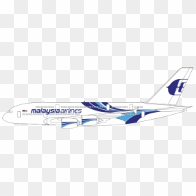 Malaysia Airlines, HD Png Download - commercial airplane png