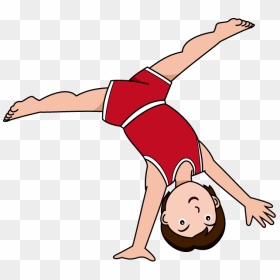 Gymnast Clipart - Cartwheel Clipart, HD Png Download - gymnast png