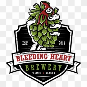 Bleeding Heart Brewery Logo, HD Png Download - bleeding heart png