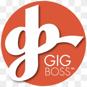 Gig Boss Logo Round Orange Shadow - Graphic Design, HD Png Download - boss png