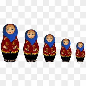 Matryoshka Doll Clip Arts - Russian Nesting Dolls Png, Transparent Png - doll png
