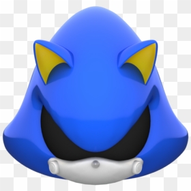 Blue - Metal Sonic Head, HD Png Download - sonic head png