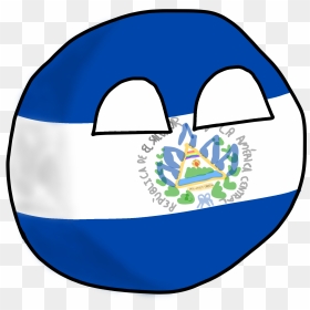 Polandball Wiki - Salvador Countryball, HD Png Download - el salvador flag png