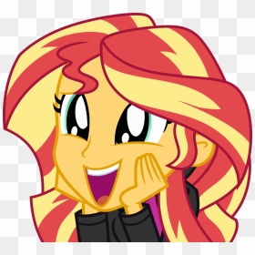 Equestria Girls Series Sunset Shimmer , Png Download - Mlp Eg Sunset Shimmer Cute, Transparent Png - shimmer png