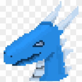 Pixel Dragon Head, HD Png Download - dragon head png