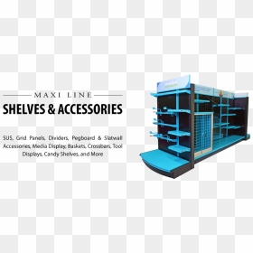 Maxi Line Shelves And Accessories - Shelf, HD Png Download - vertical divider png