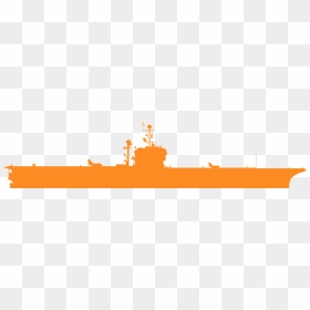 Aircraft Carrier Silhouette Clipart Clipart Royalty - Transparent Aircraft Carrier Silhouette, HD Png Download - aircraft carrier png