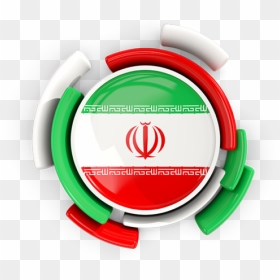 Round Flag With Pattern - Мексика Круглый Флаг Png, Transparent Png - iran flag png
