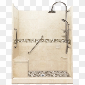 Shower Bathroom Bathtub Tap Glass - Bañeras En Home Depot, HD Png Download - shower png