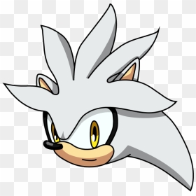 Draw Silver The Hedgehog Head , Png Download - Draw Silver The Hedgehog Head, Transparent Png - sonic head png