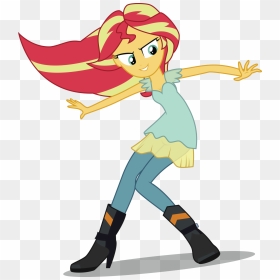 Sunset Shimmer Download Transparent Png Image - Equestria Girls Sunset Shimmer Style, Png Download - shimmer png