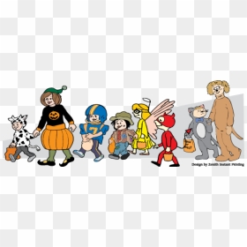 Halloween Safe Trick Or Treat Downtown Novato - Kids Trick Or Treating Clip Art, HD Png Download - trick or treat png