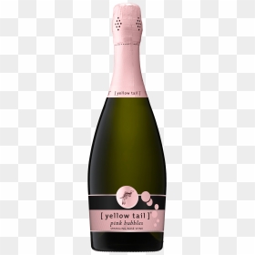 Transparent Pink Bubbles Png - Yellow Tail Bubbles Wine, Png Download - champagne bubbles png
