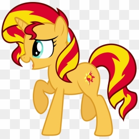 Pilot231, Backing Away, Canon, Female, Mare, Pony, - My Little Pony Sunset Shimmer, HD Png Download - shimmer png