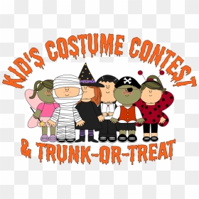 Kids Costume Contest & Trunk Or Treat - Cartoon, HD Png Download - trick or treat png