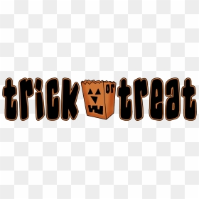 Trick Or Treat Banner Png, Transparent Png - trick or treat png