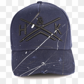 Navy Blue Paint Splatter Png - Baseball Cap, Transparent Png - blue paint splatter png