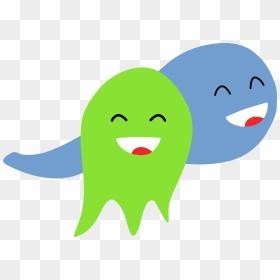 Two Smiling Ghosts Clip Arts - Clip Art, HD Png Download - ghosts png