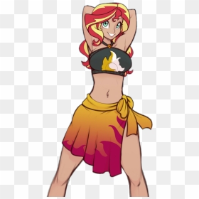 Transparent Sexi Clip Art - Equestria Girls Beach Sexy, HD Png Download - shimmer png