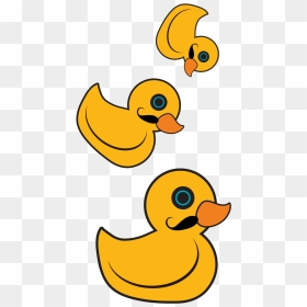 Ducks With Mustaches - Duck, HD Png Download - rubber ducky png