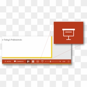 Transparent Power Point Icon Png - Slide Show Button On Ppt, Png Download - slide png