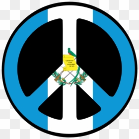 Peace Logo, HD Png Download - guatemala flag png