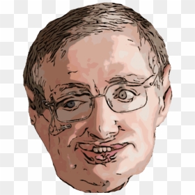 Stephen Hawking Face Transparent , Png Download - Stephen Hawking Face Png, Png Download - stephen hawking png