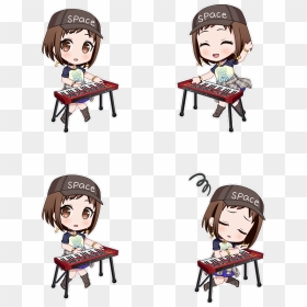 Meteor Shower Chibi - Tsugumi Hazawa Png, Transparent Png - meteor shower png