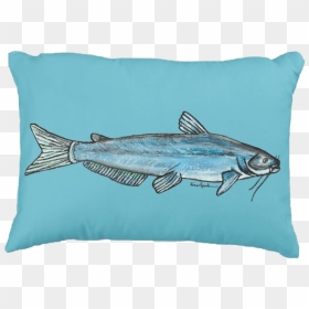 Blue Catfish Pillow - Trout, HD Png Download - catfish png