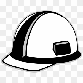 Cowboy Spurs Clipart - Black And White Hard Hat Cartoon, HD Png ...