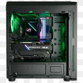 Verypc Gaming Pc Showing Side, HD Png Download - gaming computer png