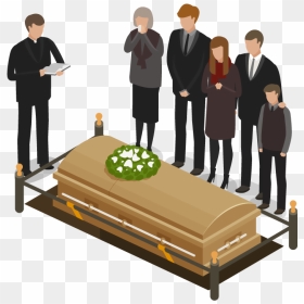Funeral-people - People At A Funeral Png, Transparent Png - funeral png