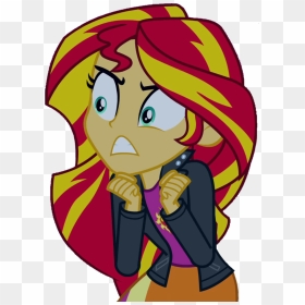 Angry Clipart Angry Girl - Equestria Sunset Shimmer Angry, HD Png Download - shimmer png